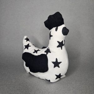 Cale porte poule astronaute petit noir