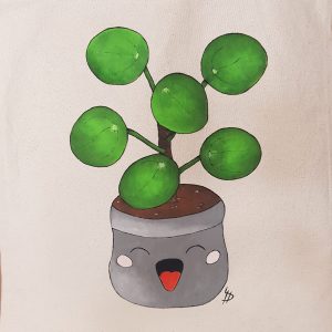 Tote bag madame Pilea
