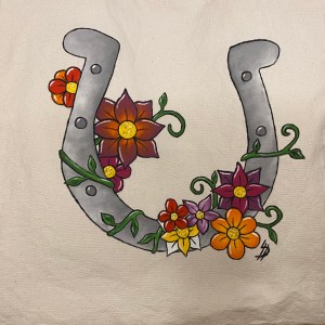 Tote bag fer à cheval