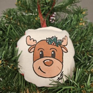 Boule de Noël Le renne de Noël