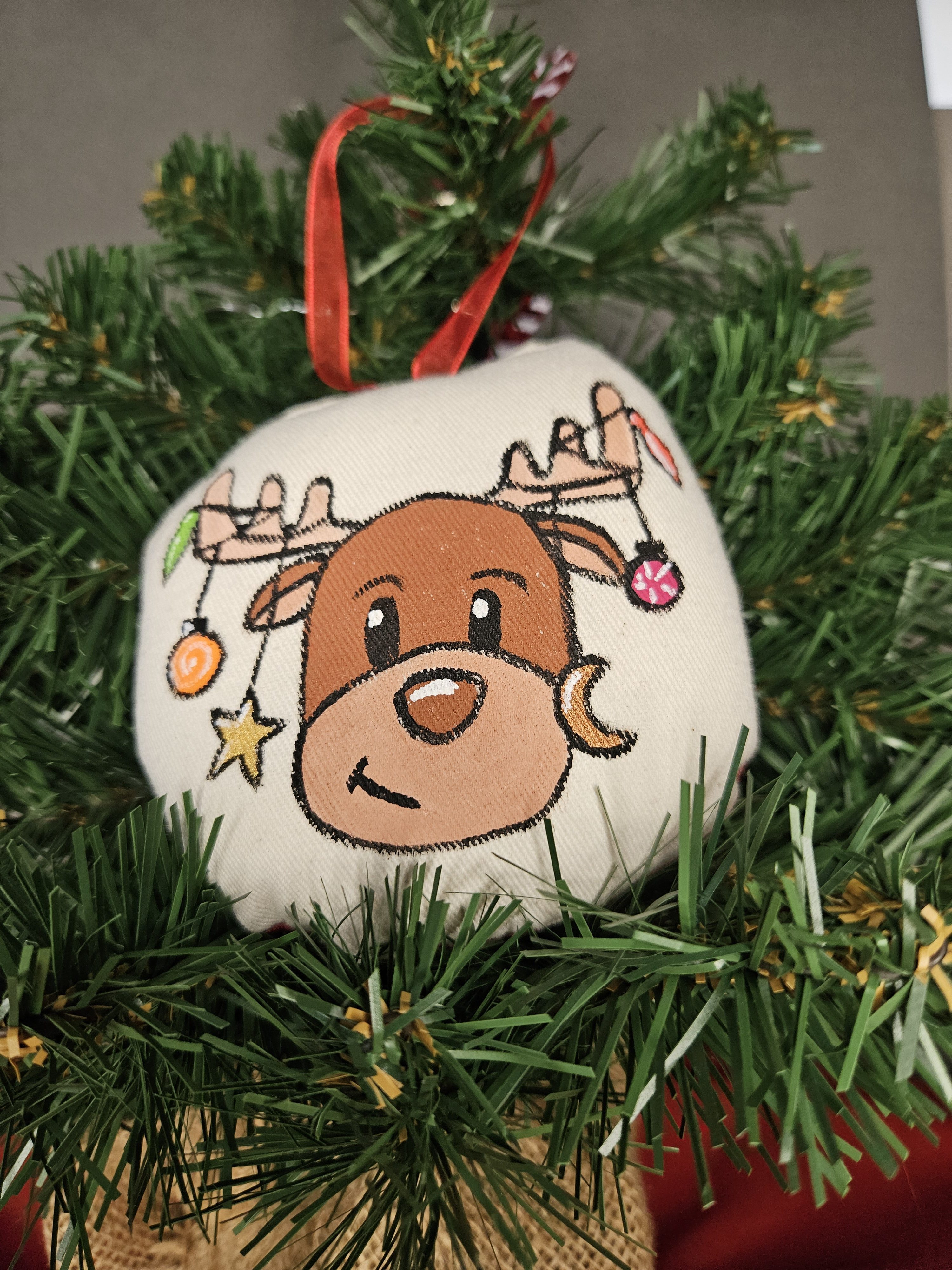 Boule de Noël Le renne déco