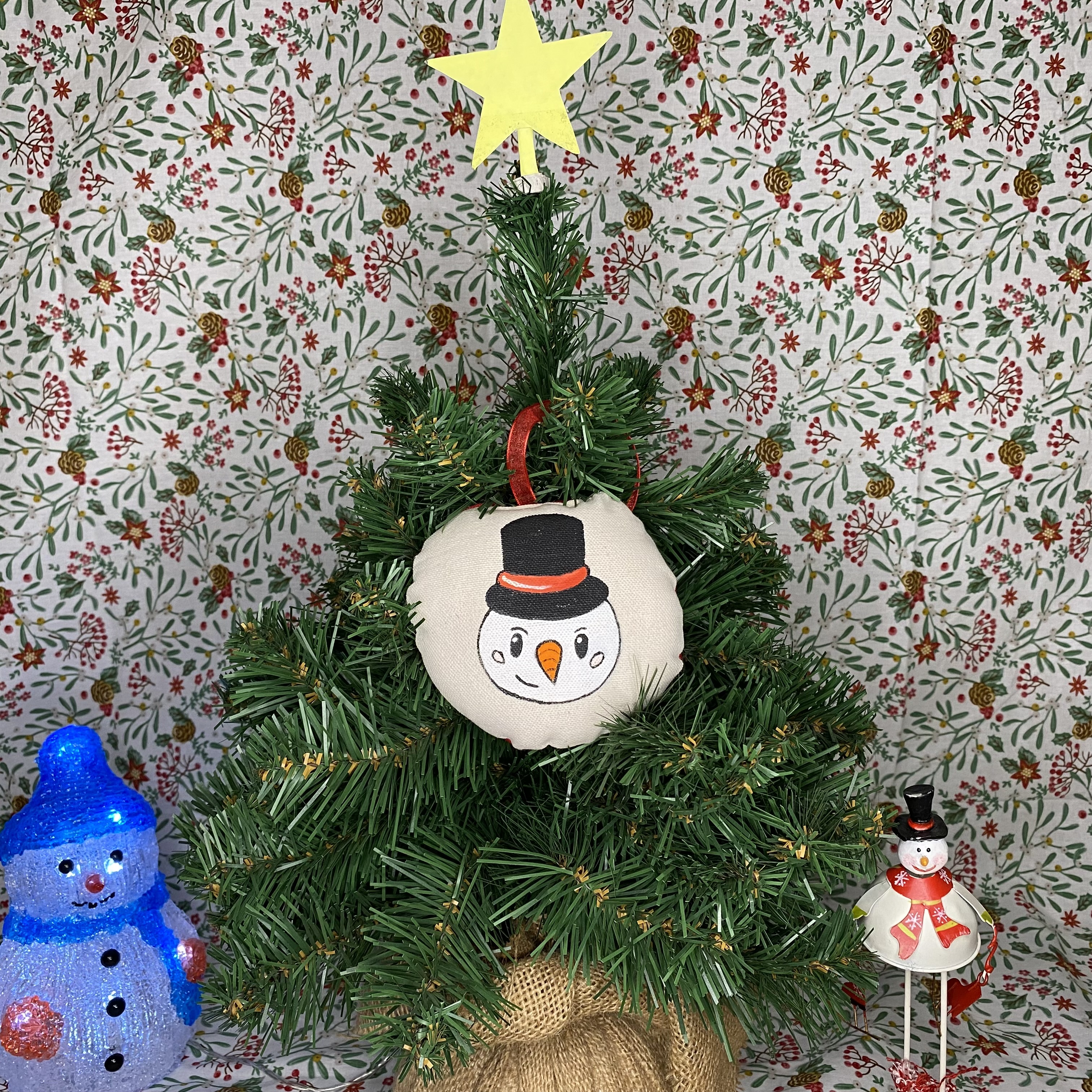 Boule de Noël Bonhomme de neige – Image 2