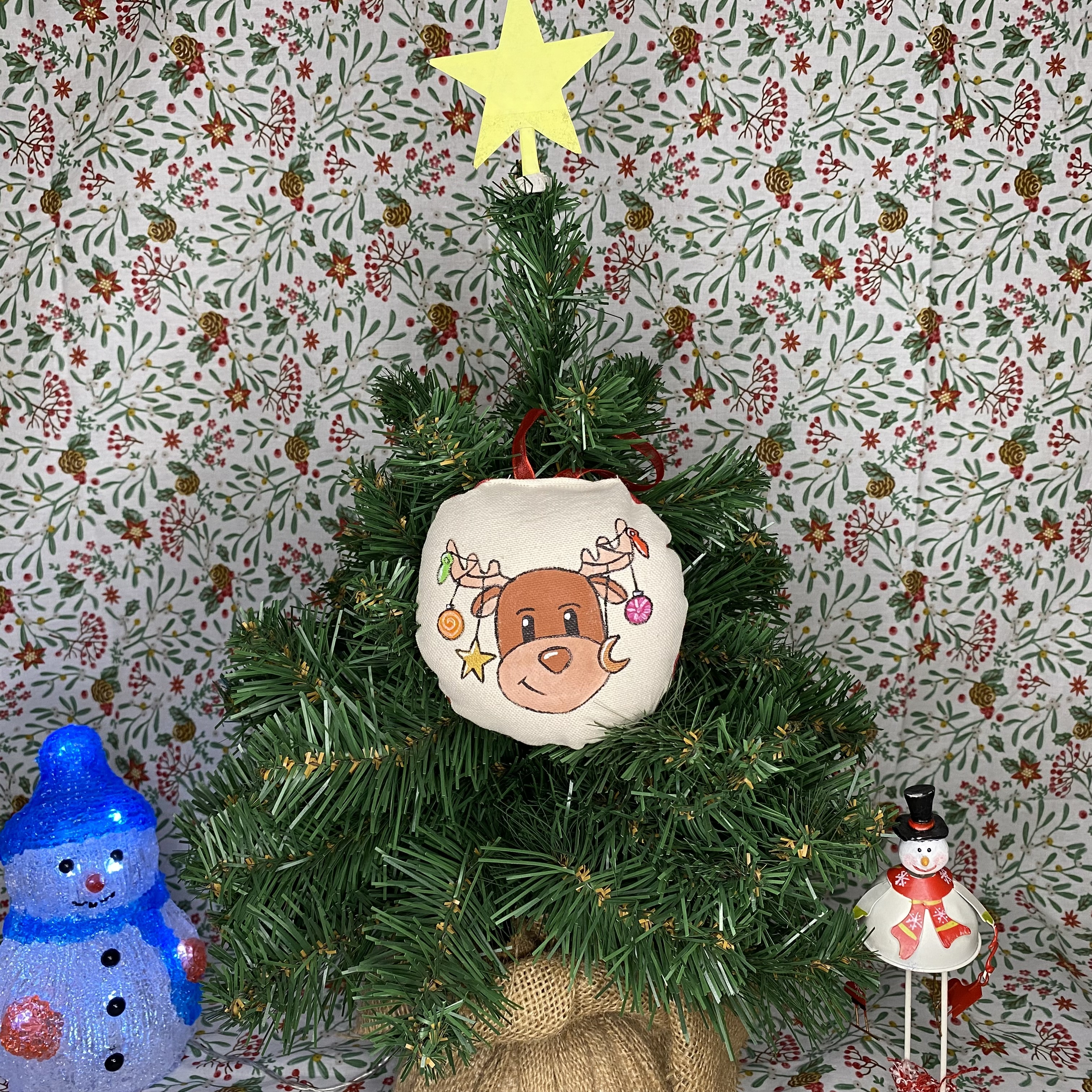 Boule de Noël Le renne déco – Image 2