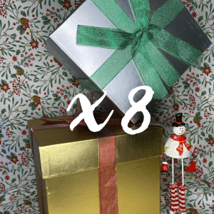 Pack platine (x8 boules de Noël)