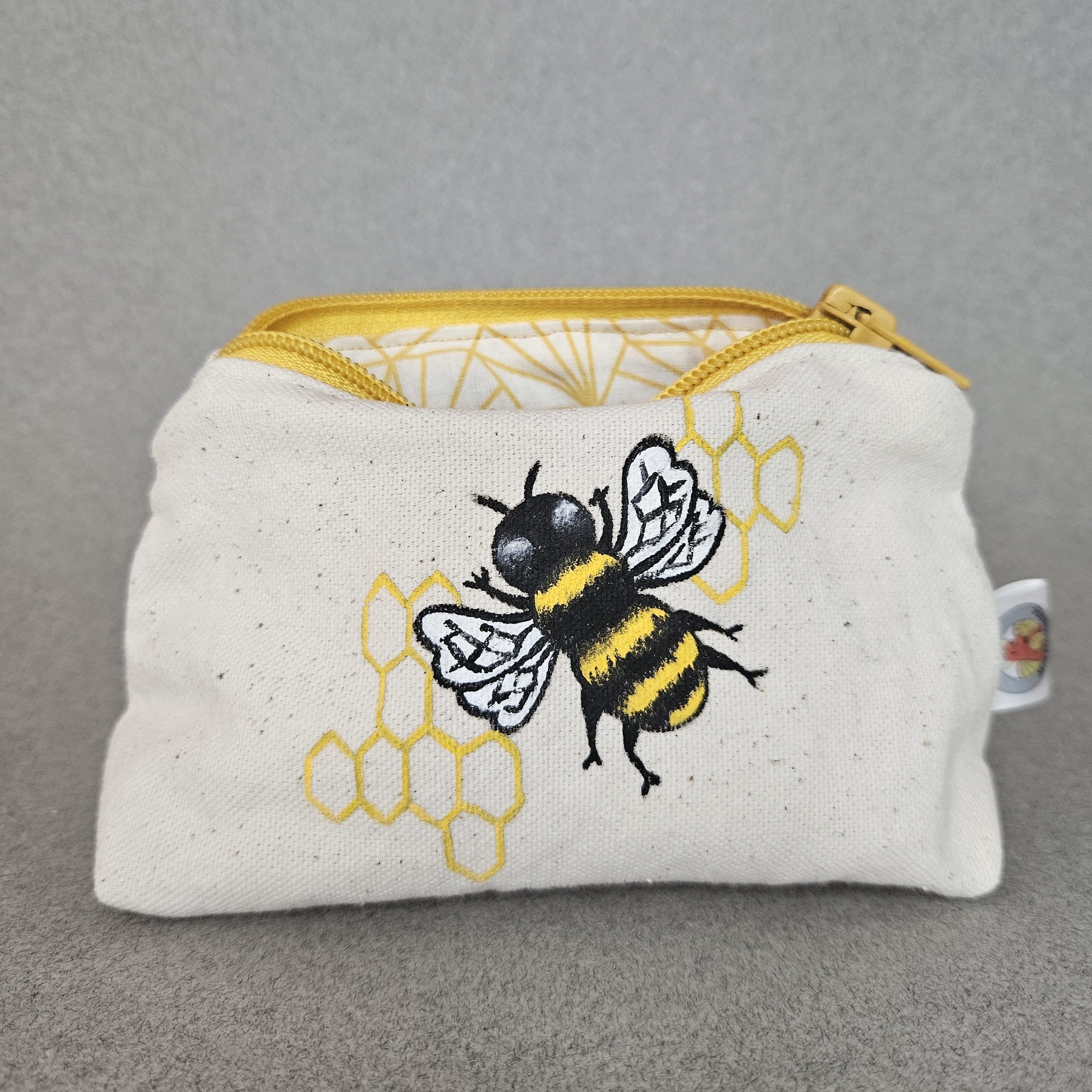 Doublure porte-monnaie abeille réaliste