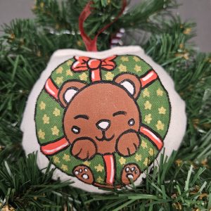 Boule de Noël L'ours et la couronne