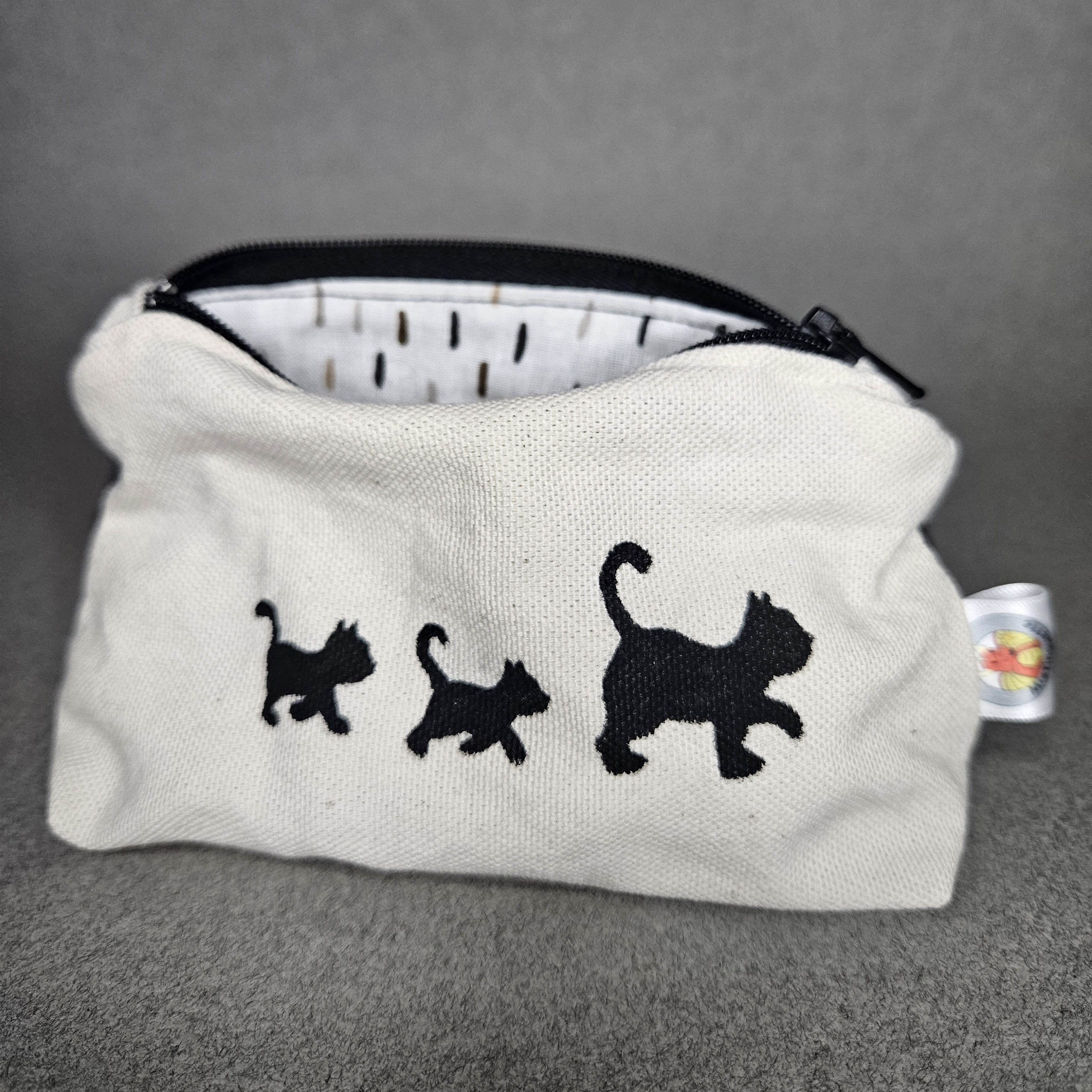 Porte-monnaie chats doublure