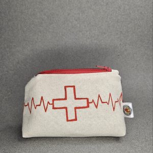 Porte monnaie pharmacie vue de face ouvert