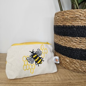 Porte-monnaie abeille réaliste