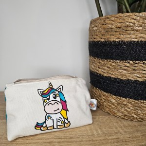 Porte-monnaie licorne