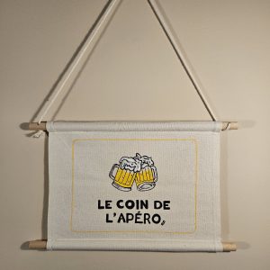 Banderole murale "Le coin de l'apéro". Pour une touche déco chez soi