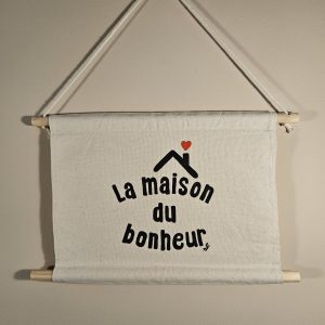Banderole murale "La maison du bonheur"