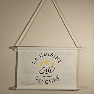 Banderole murale "La cuisine du chef"