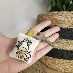 Porte-clé potion jaune