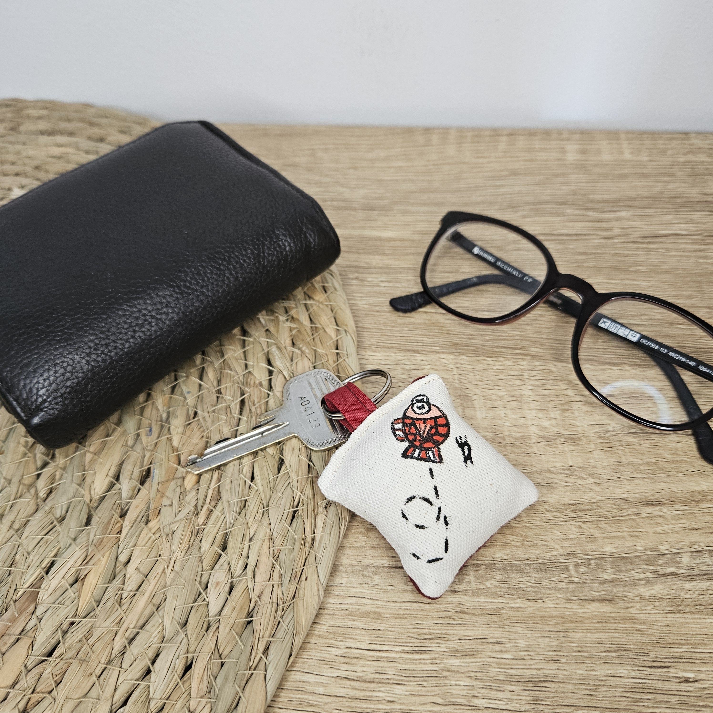 Porte-clé poisson cartoon