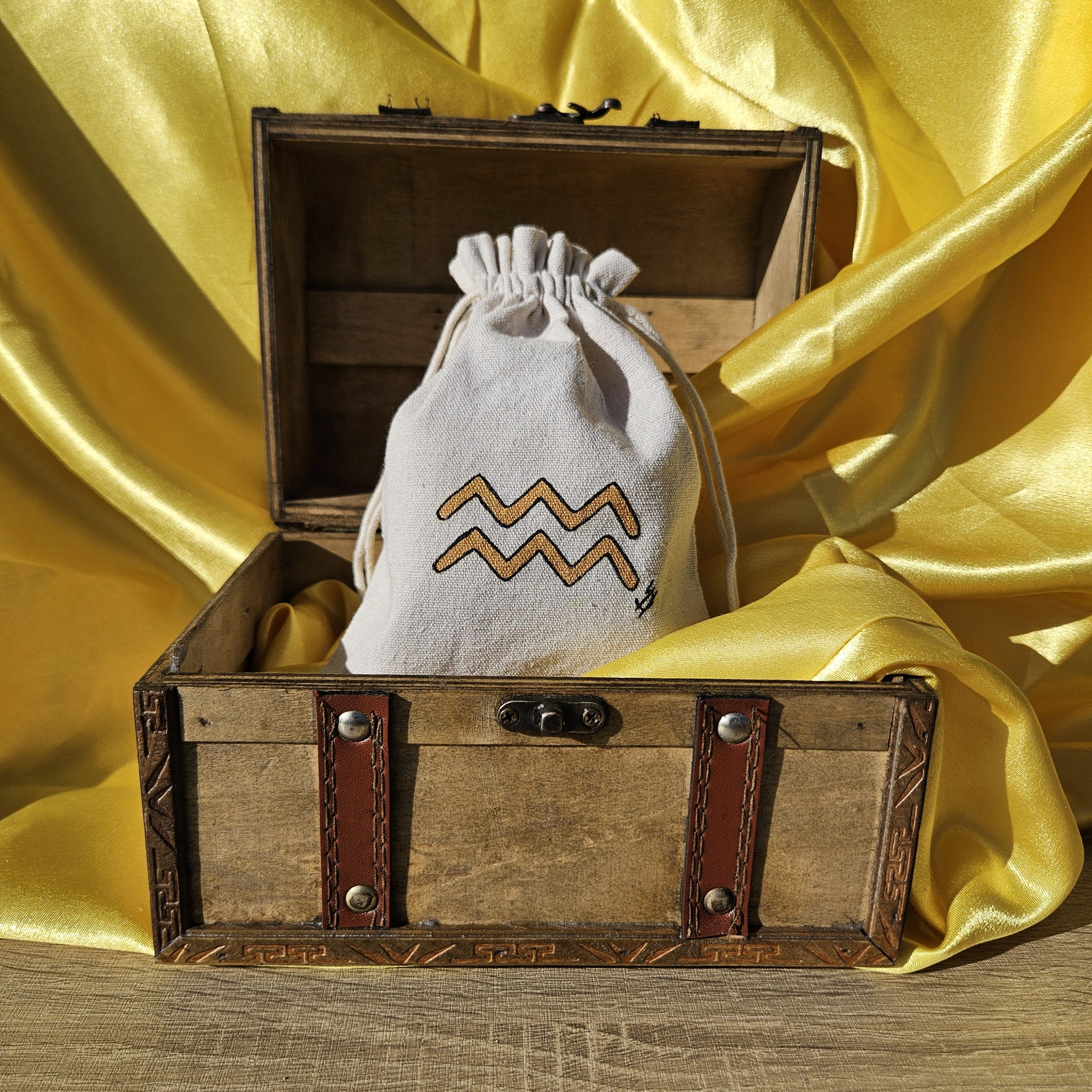 Pochon pour le porte-monnaie Verseau