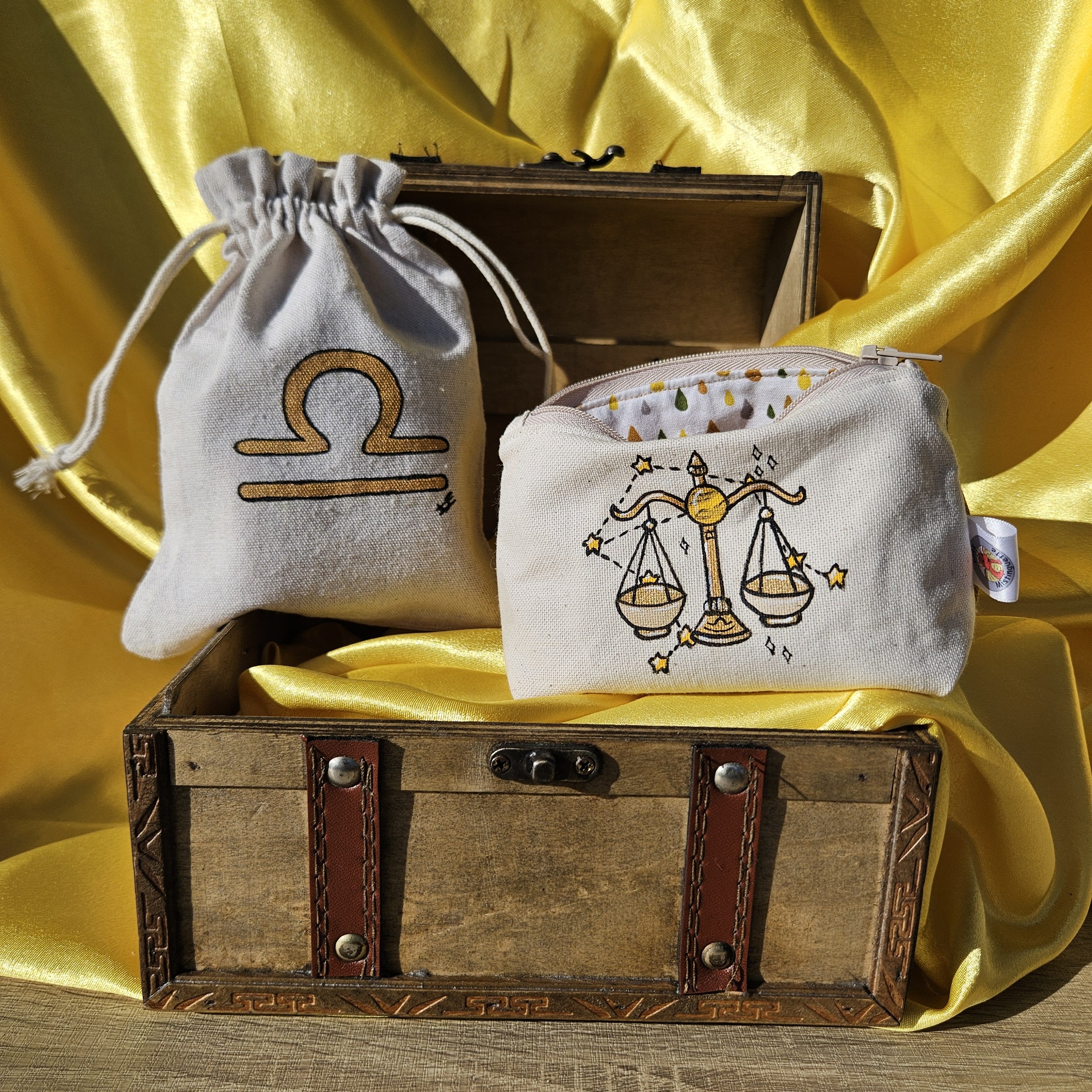 Porte-monnaie balance doublure gouttes