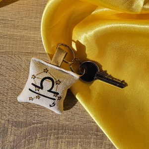 Porte-clé Balance, anneau en métal pour accrocher