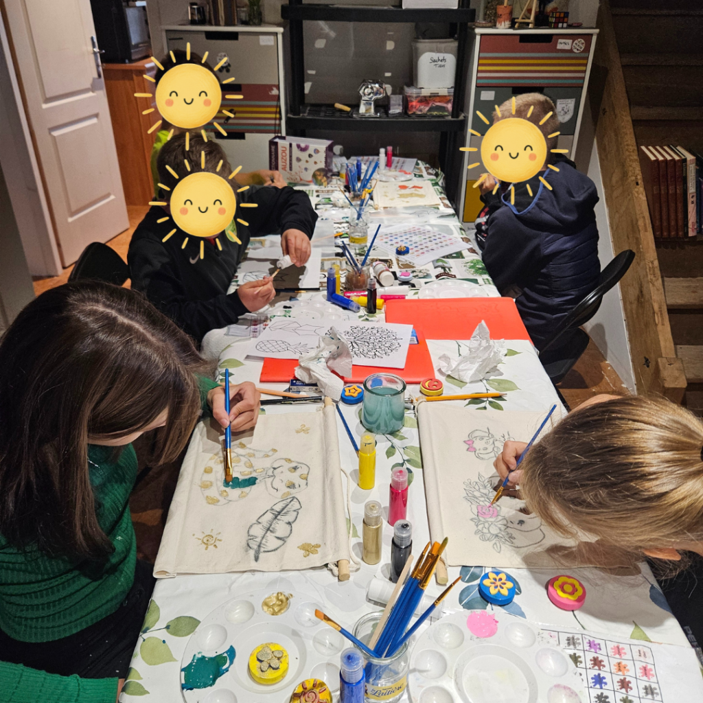 Atelier créatif à Rousson