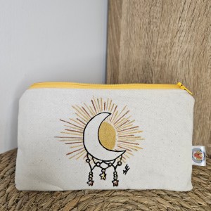 Pochette soleil lune vue de face
